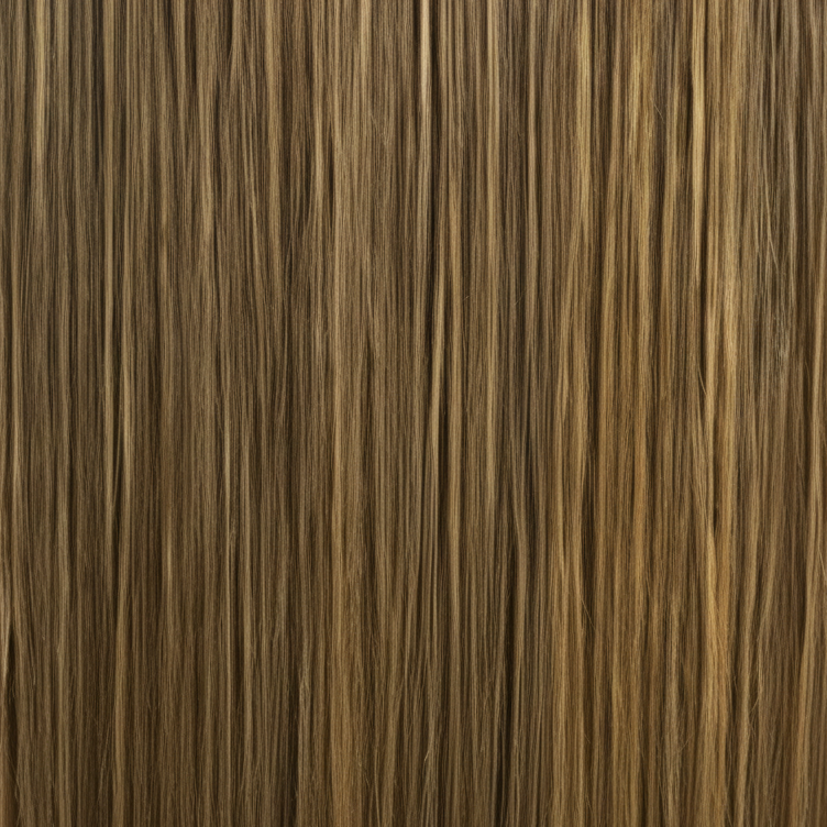 Close-up of brown hair strands